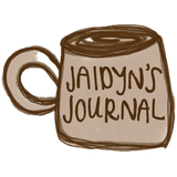 hand-drawn coffee mug lettered jaidyn’s journal